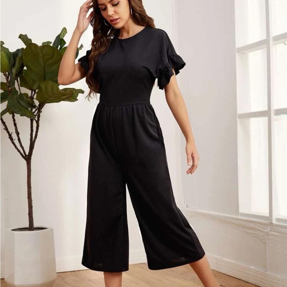 BLACK SHEIN JUMPSUIT